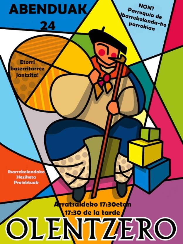 cartel olentzero