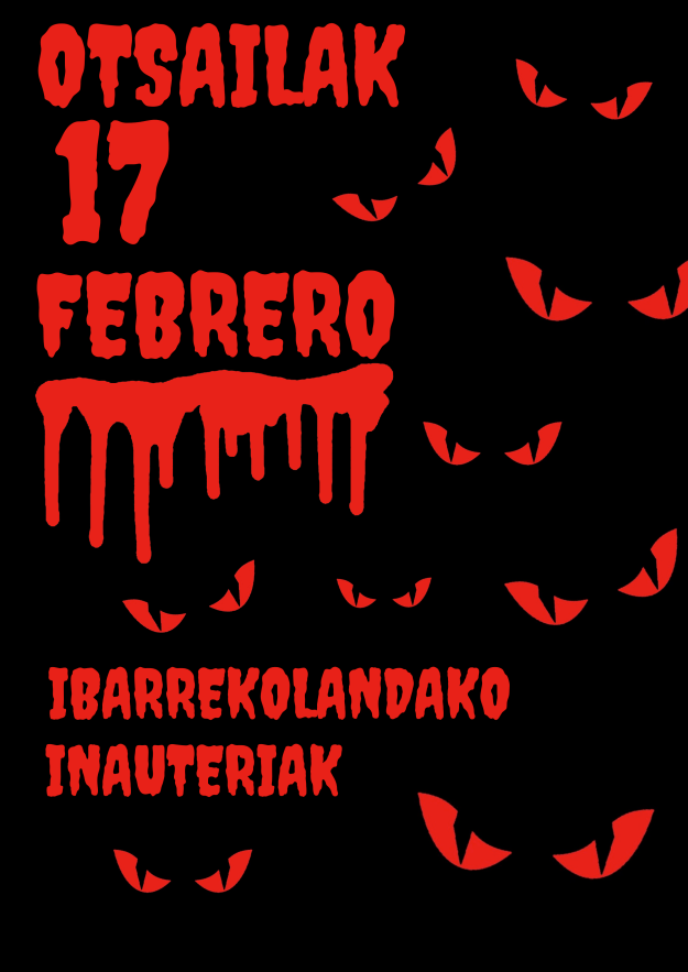 cartel inauteriak 2018 sin programa